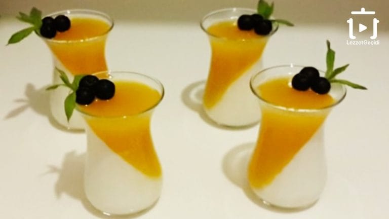 Panna Cotta Tarifi : Portakallı Unsuz Sütlü Tatlı Nasıl Yapılır