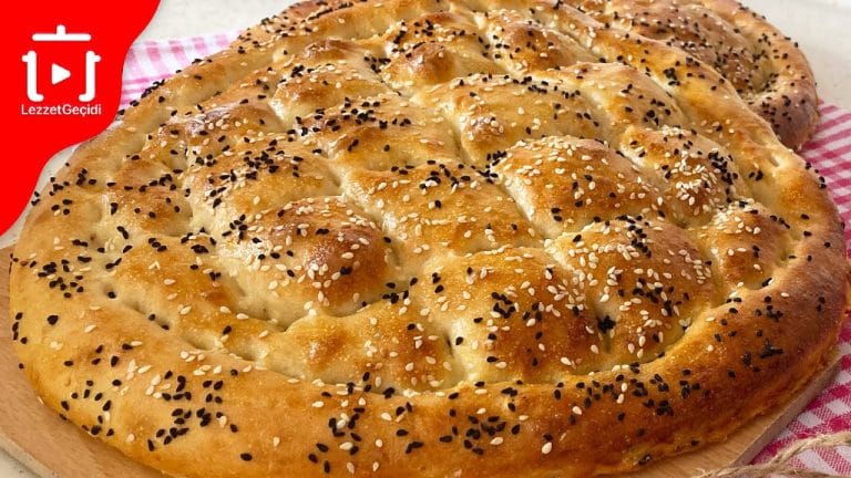 Ramazan Pidesi Tarifi, İftar Menüsü Ana Yemek Yanına Evde Ekmek Nasıl Yapılır, Lezzet Geçidi