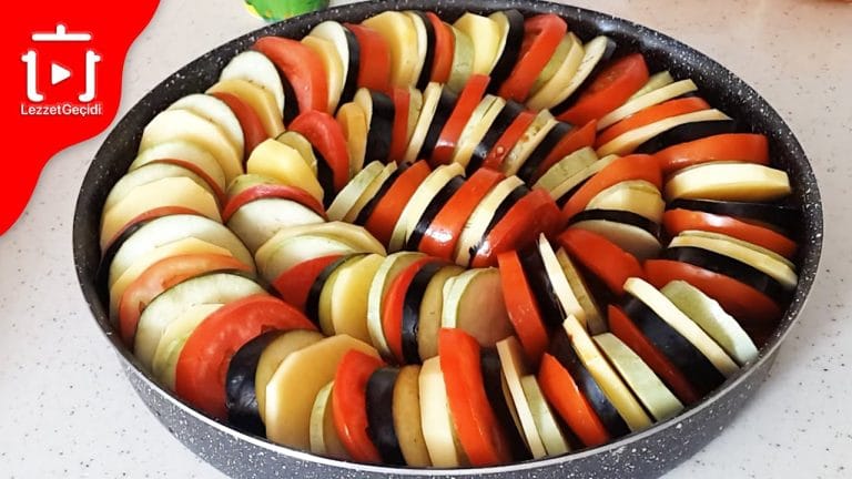 Ratatouille Ratatuy Tarifi, Pratik ve Lezzetli Fırında Sebze Yemekleri