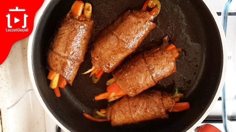 Sebzeli Bonfile Sarma Tarifi, Pratik Ana Yemek Nasıl Yapılır