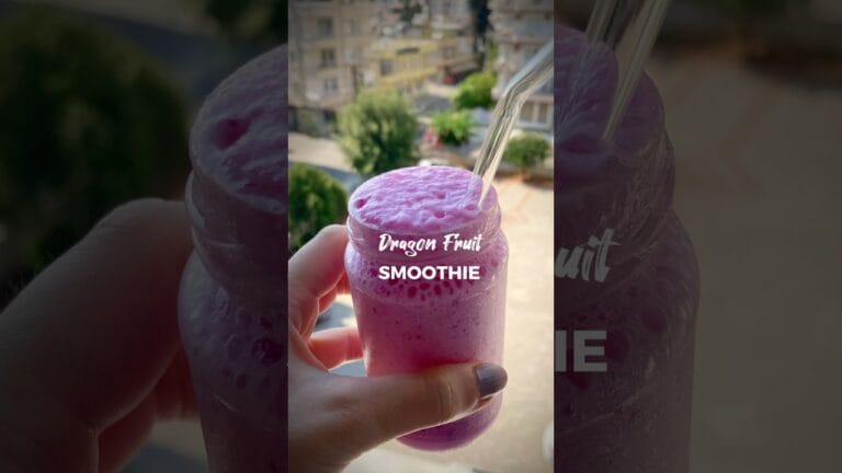 Tropikal Ejder Meyveli (Pitaya) Smoothie Tarifi – Kısa Hızlı Videolu Tarif