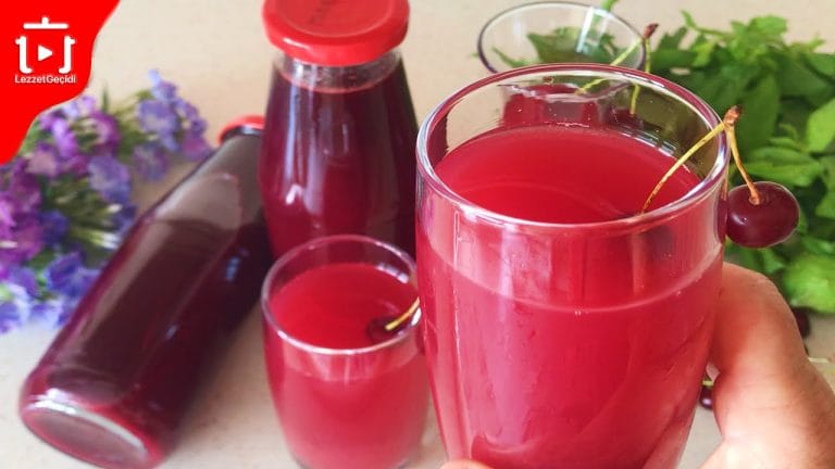 Vişne Konsantresi Tarifi ,Vişne Suyu Nasıl Yapılır? Kolay ve Pratik Ev Yapımı Meyve Suyu